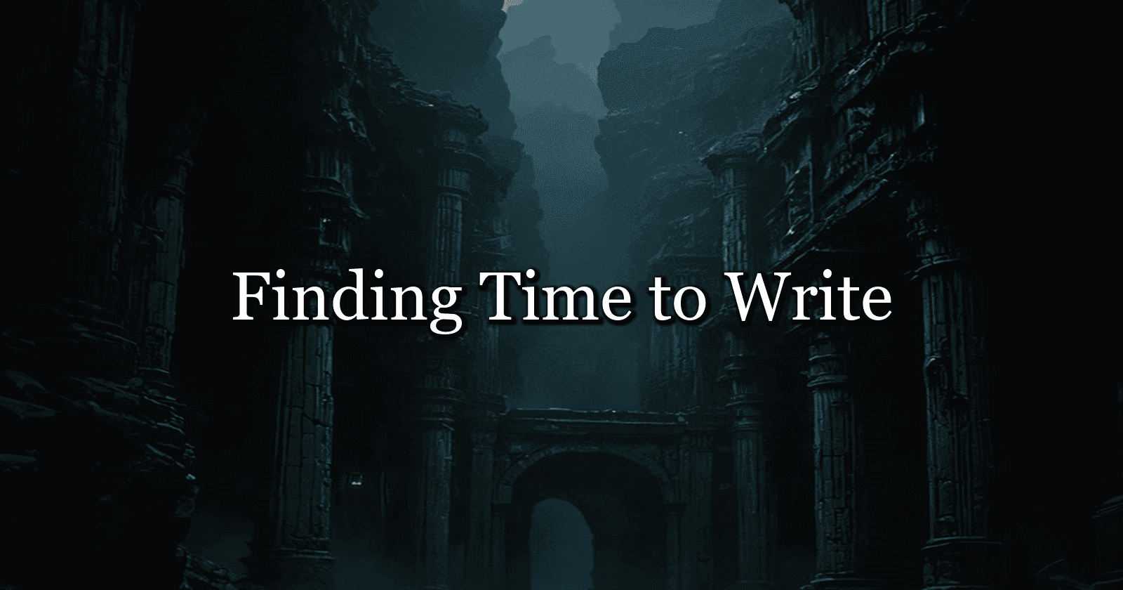 (Writing) Finding Time to Write