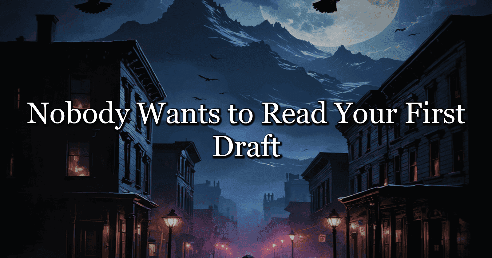Nobody Wants to Read Your First Draft (Including You)