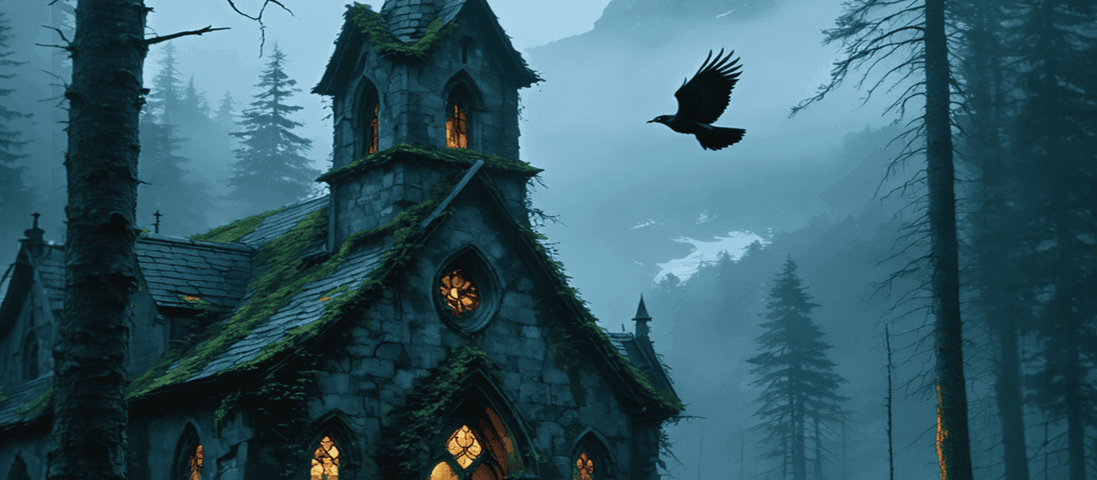 Dark fantasy landscape — atmospheric artwork