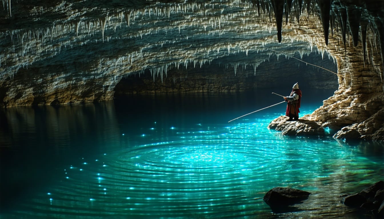 Dark Citadel underground fishing