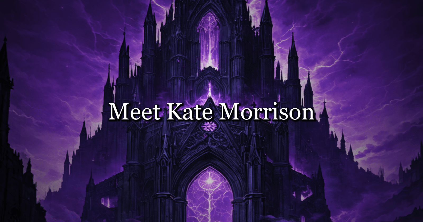 Meet Kate Morrison