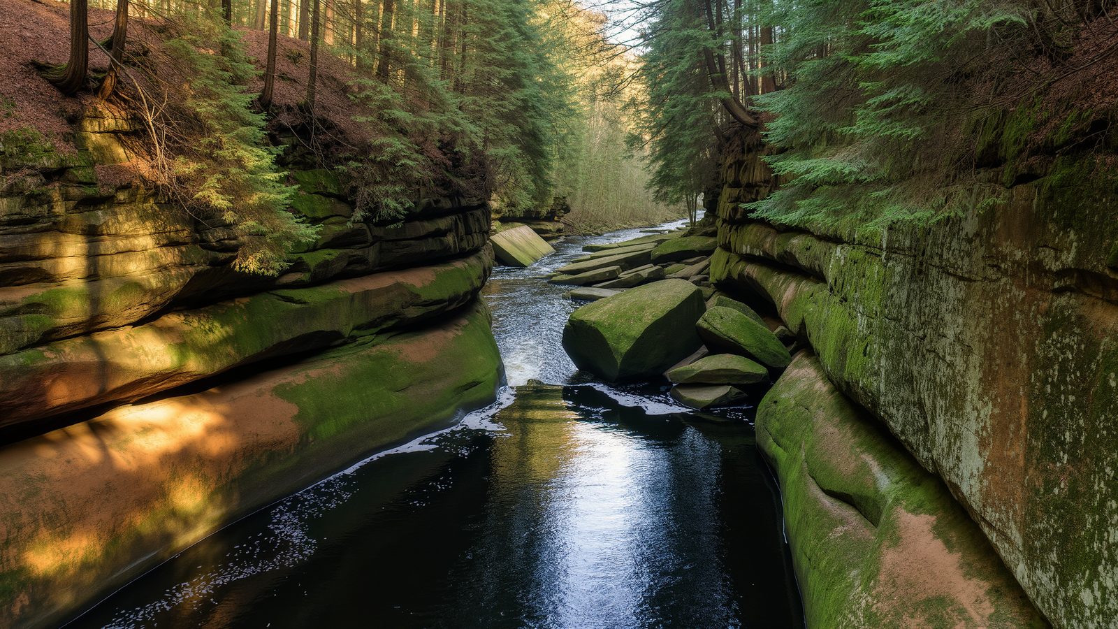 Gorge Metro Park: A Cuyahoga River Gorge Near Akron