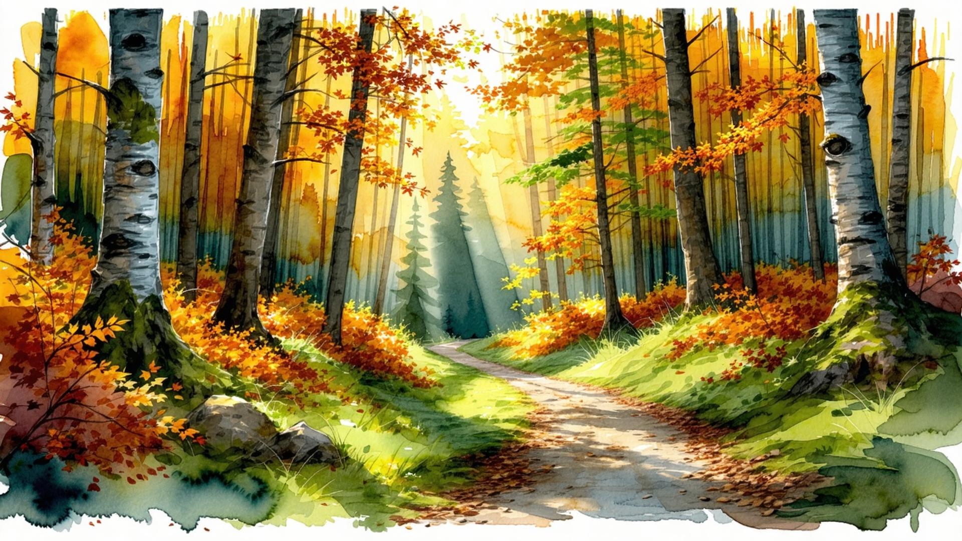 Tactical hiking backpack on a wooded trail in Ohio