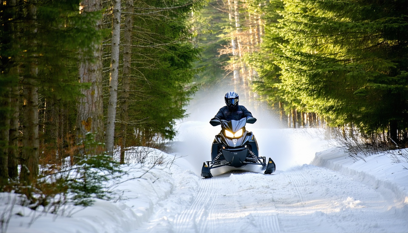 snowmobiling