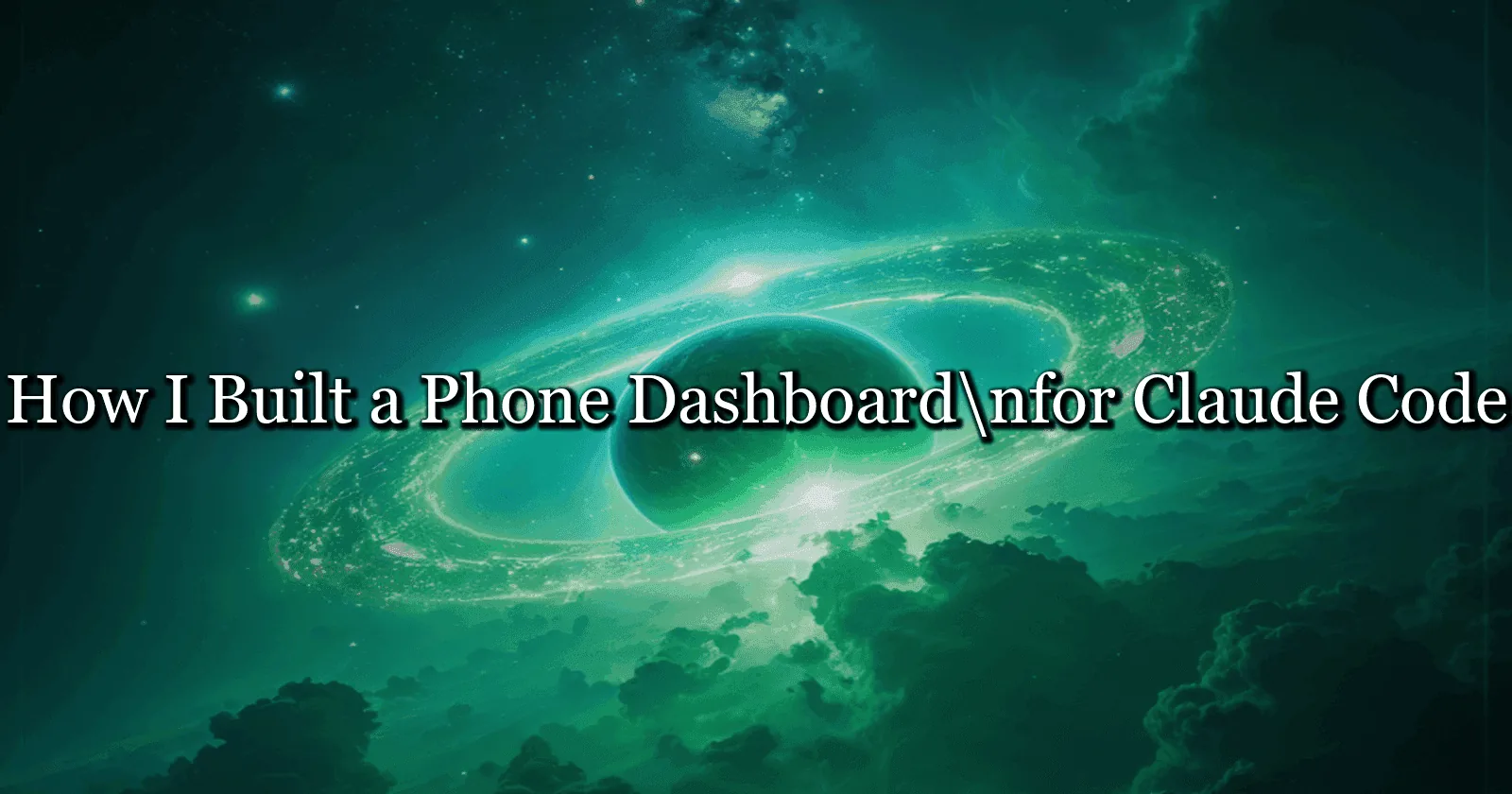 How I Built a Phone Dashboard for Claude Code with Tailscale and an IDE Plugin