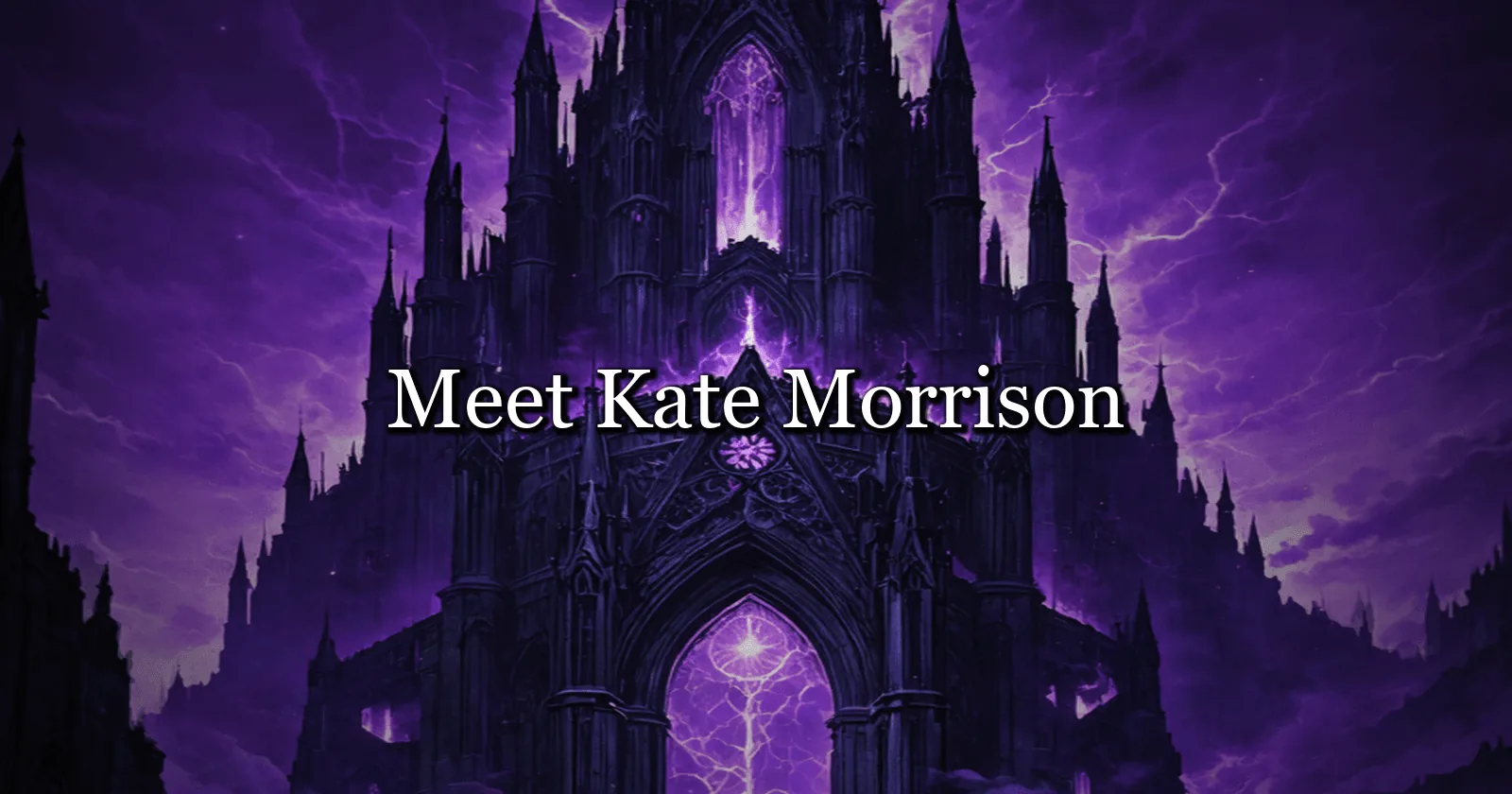 Meet Kate Morrison